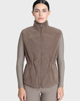 Sherpa Teddy Vest - Taupe
