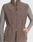 Sherpa Teddy Vest - Taupe