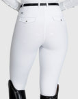 Velya Riding Leggings & Belt - White