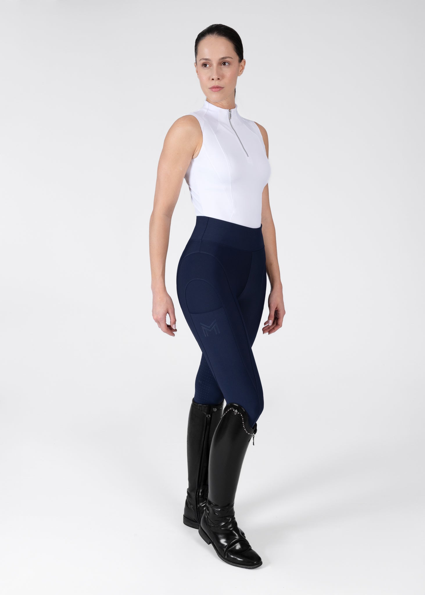 Sleeveless Frame Base Layer - White
