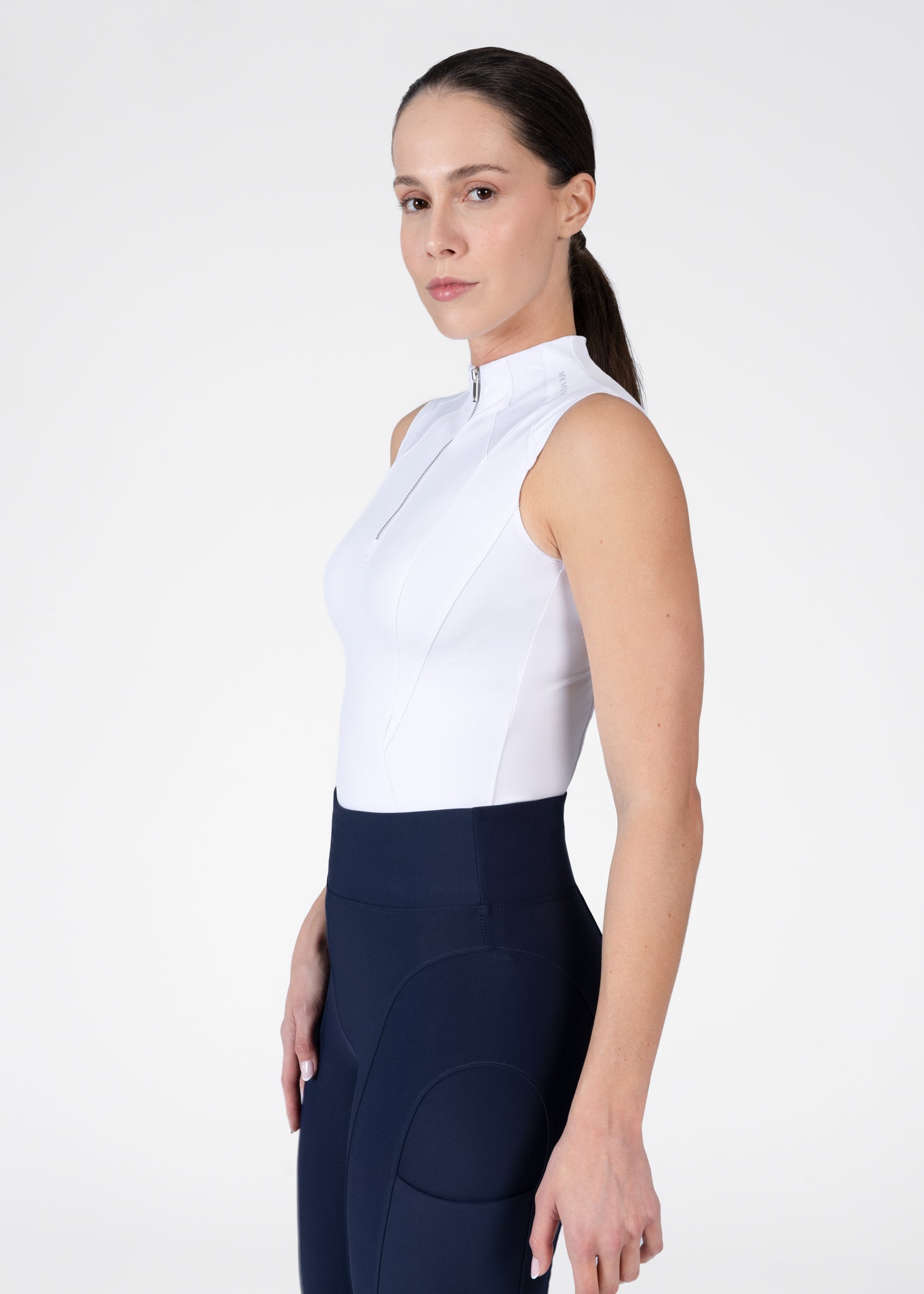 Sleeveless Frame Base Layer - White
