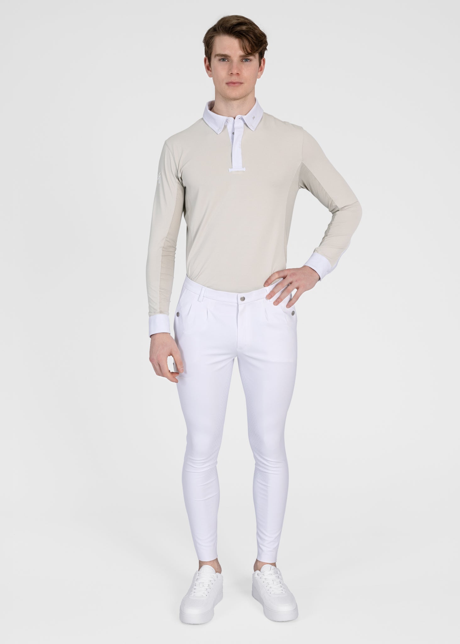 Long Sleeve Focus Competition Shirt - Sand