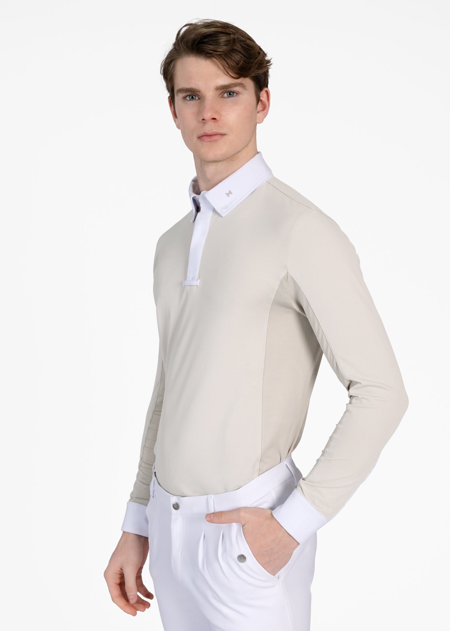 Long Sleeve Focus Competition Shirt - Sand
