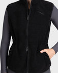 Sherpa Teddy Vest - Black
