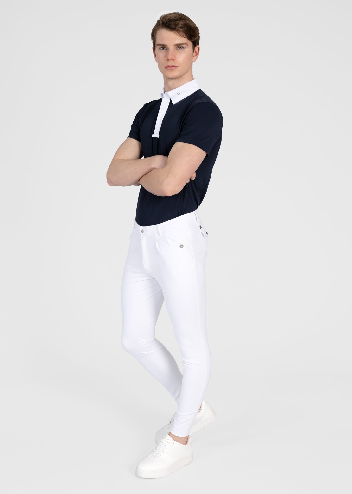 Short Sleeve Focus Competition Shirt - Navy