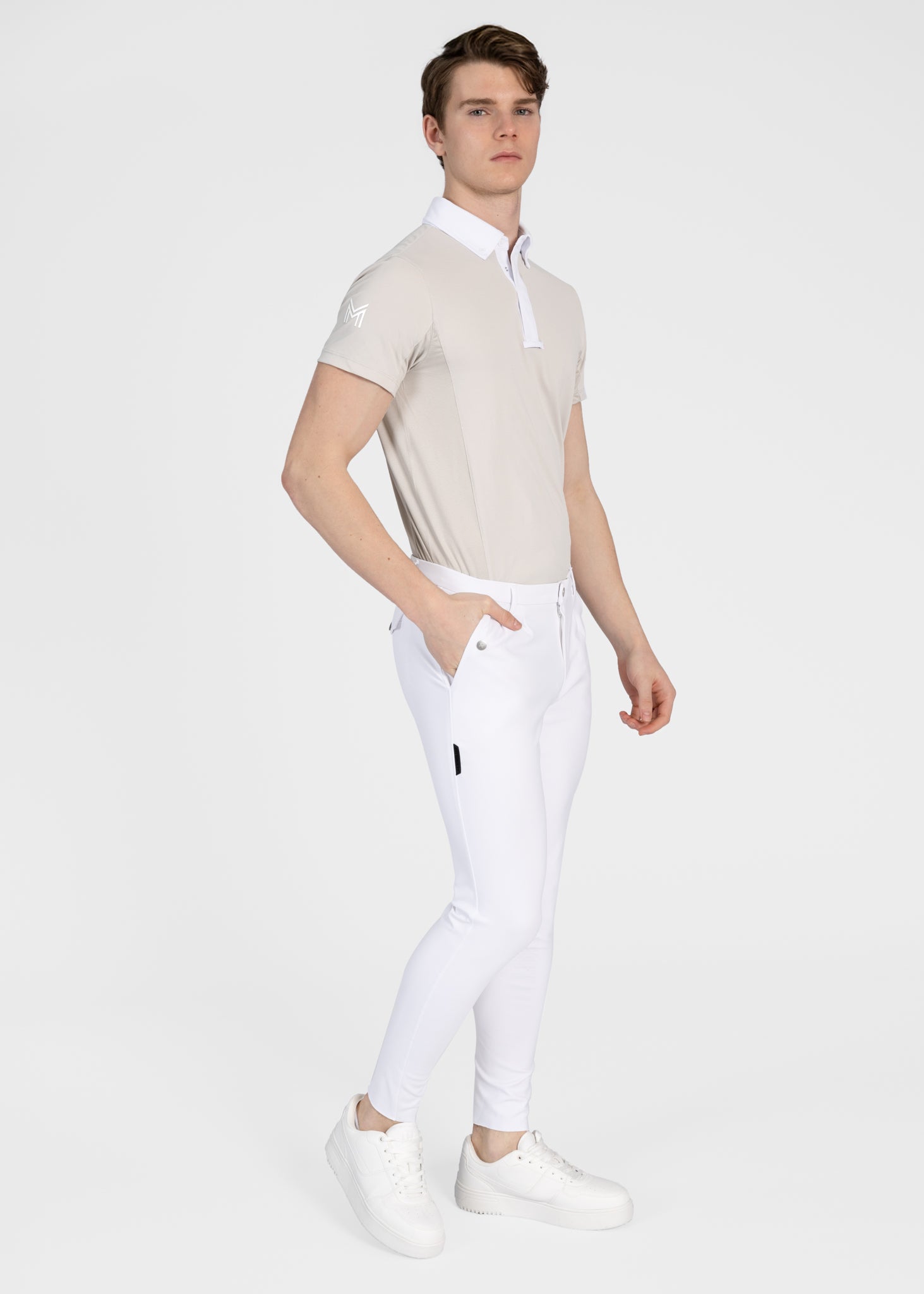 Short Sleeve Focus Competition Shirt - Sand