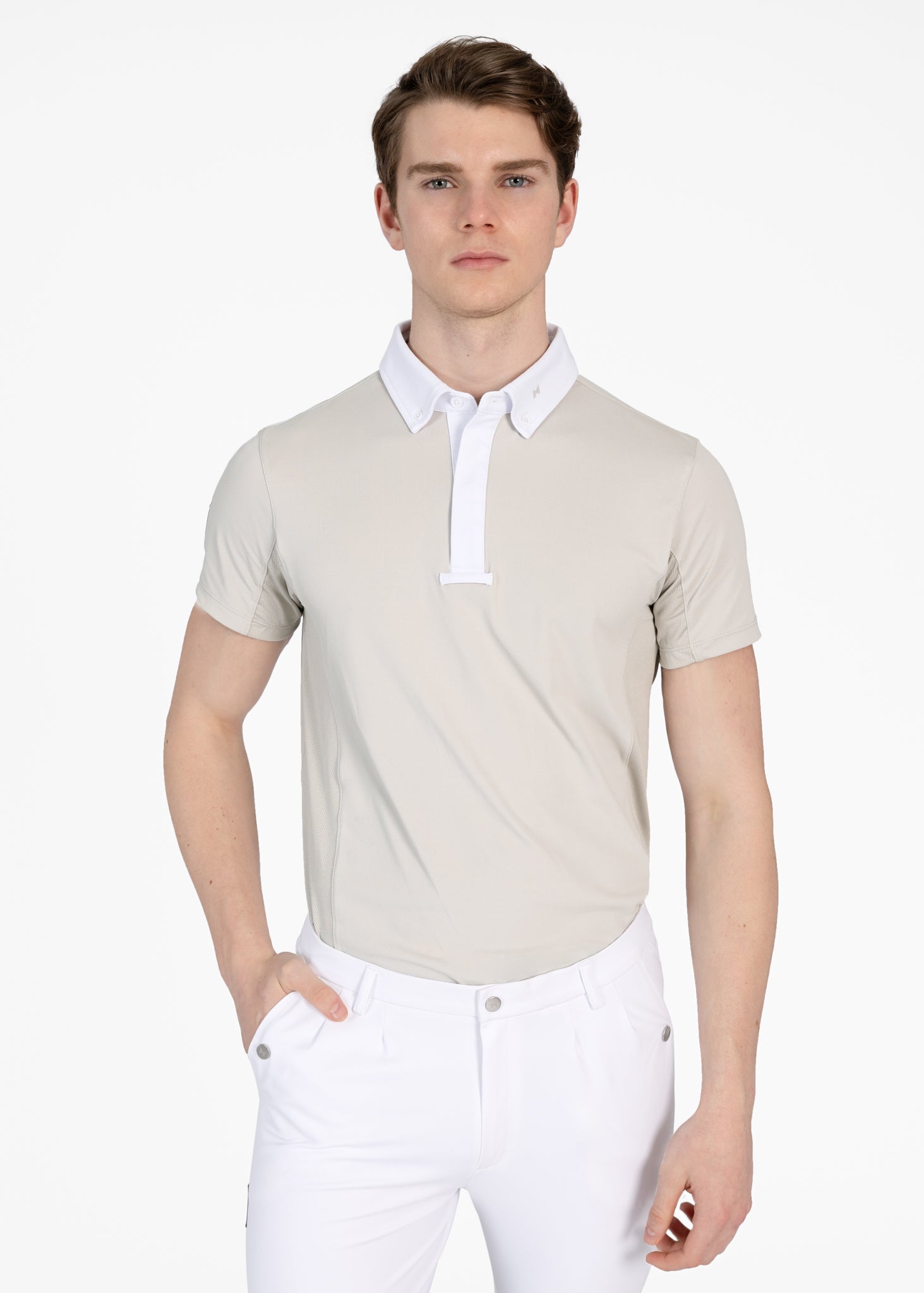 Short Sleeve Focus Competition Shirt - Sand