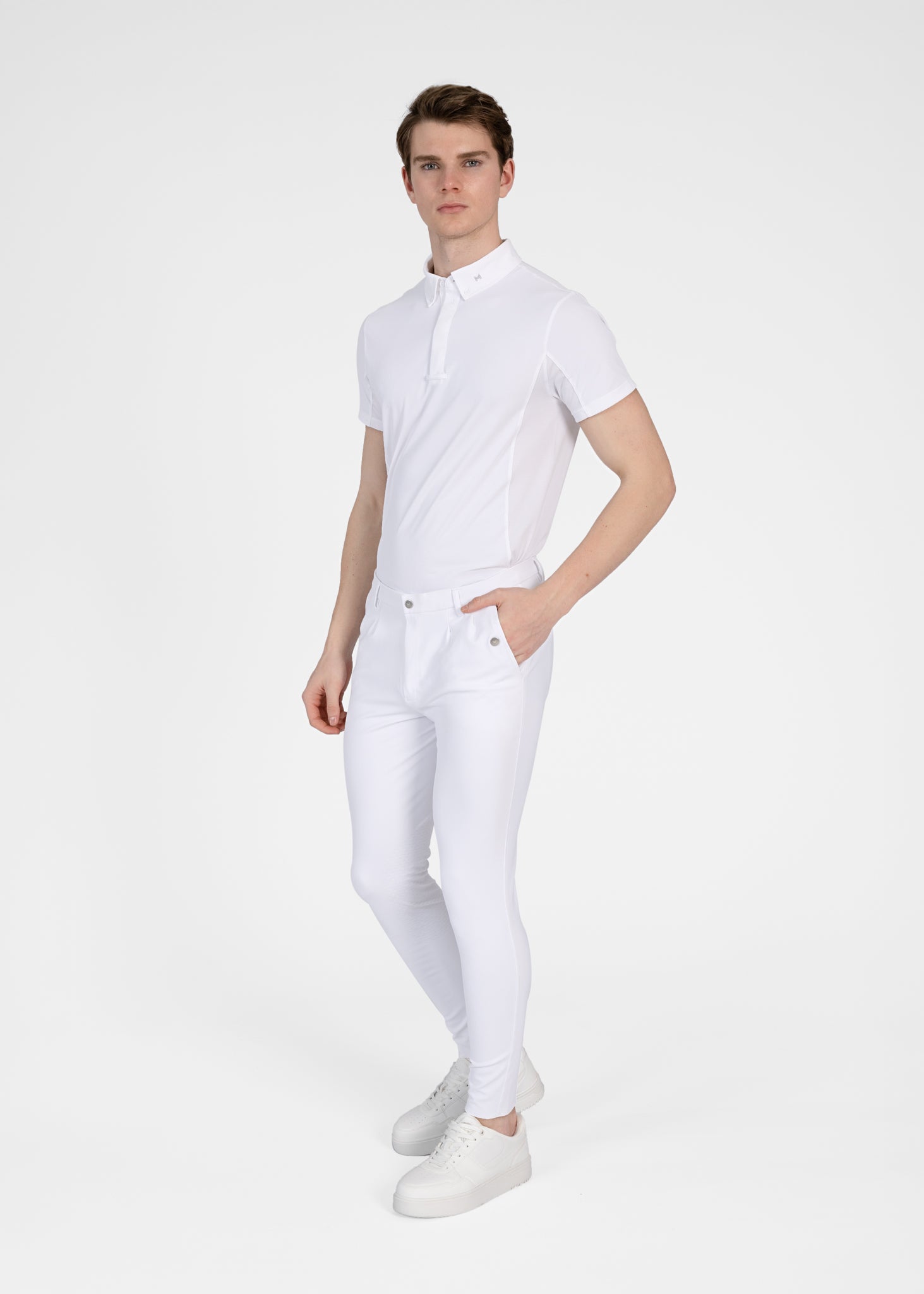 Short Sleeve Focus Competition Shirt - White