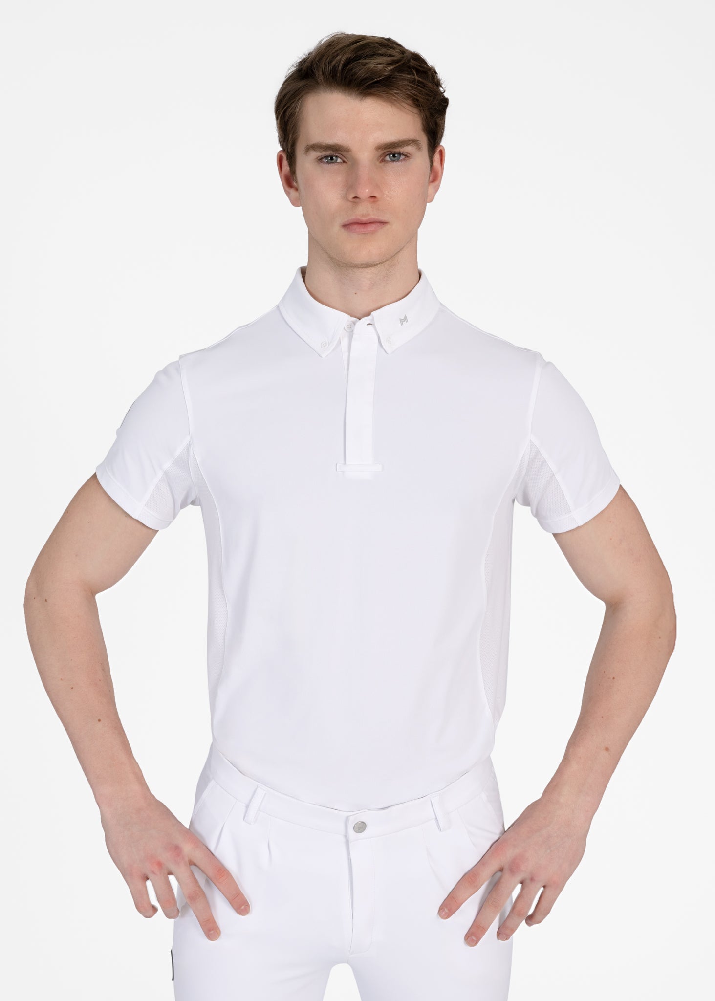 Short Sleeve Focus Competition Shirt - White