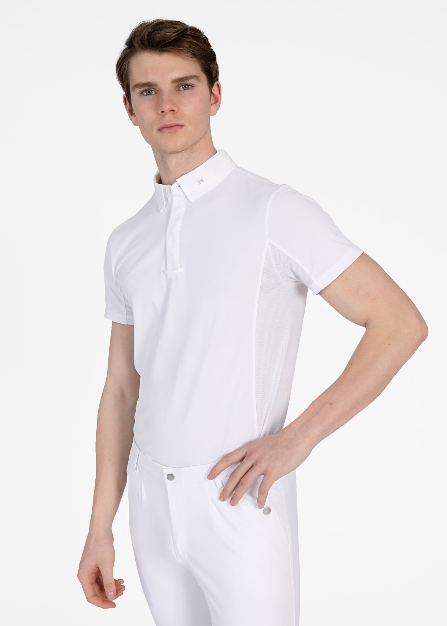 Short Sleeve Focus Competition Shirt - White
