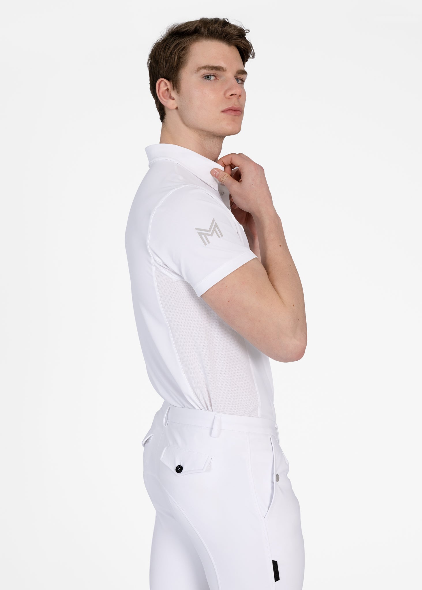 Short Sleeve Focus Competition Shirt - White