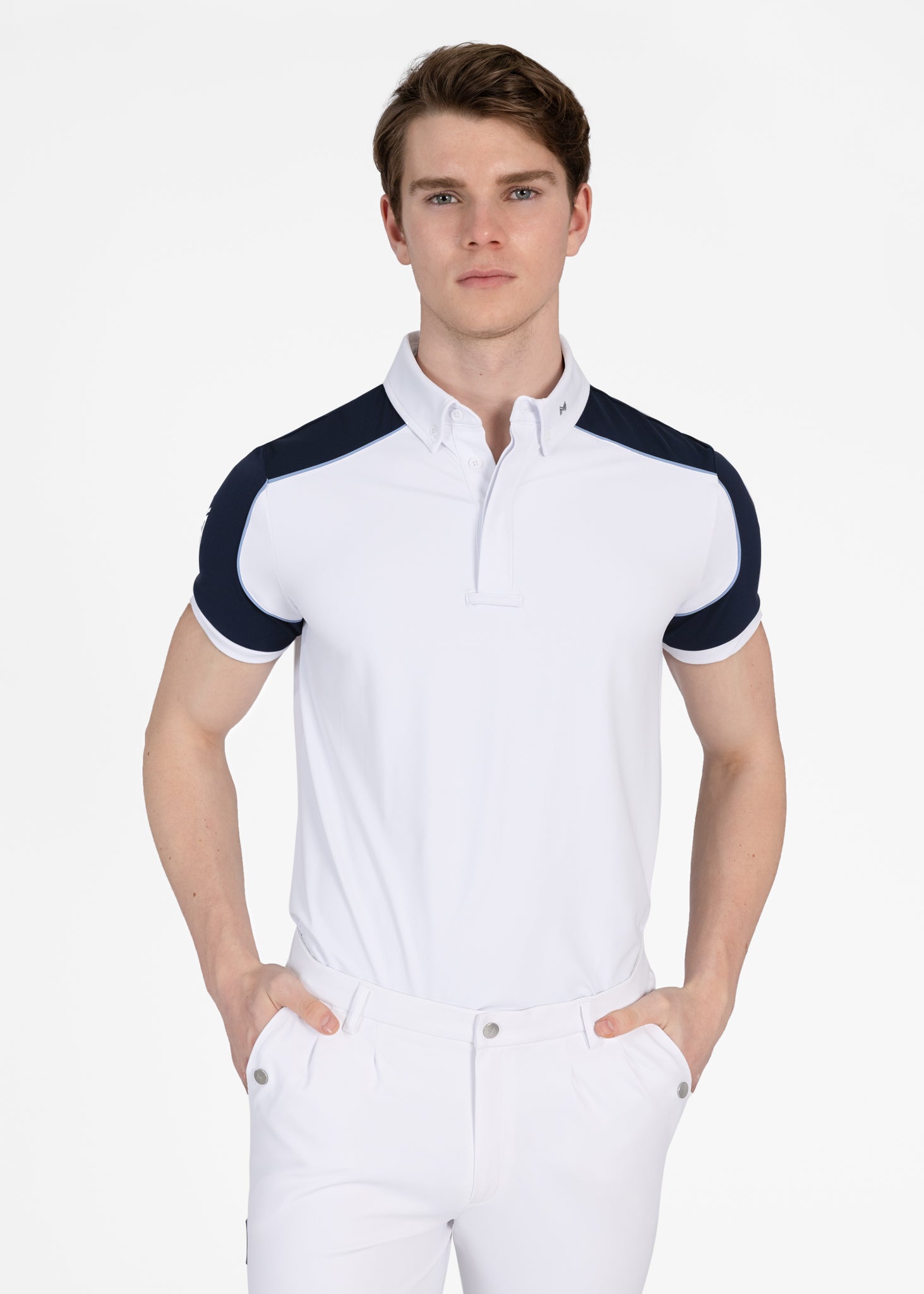 Pivot Competition Shirt - White/Navy