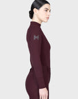 Long Sleeve Aero Base Layer - Burgundy