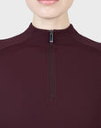 Long Sleeve Aero Base Layer - Burgundy