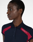 Aveen Polo Shirt - Navy/Red