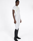 Short Sleeve Contrast Base Layer - Glacier/Lime