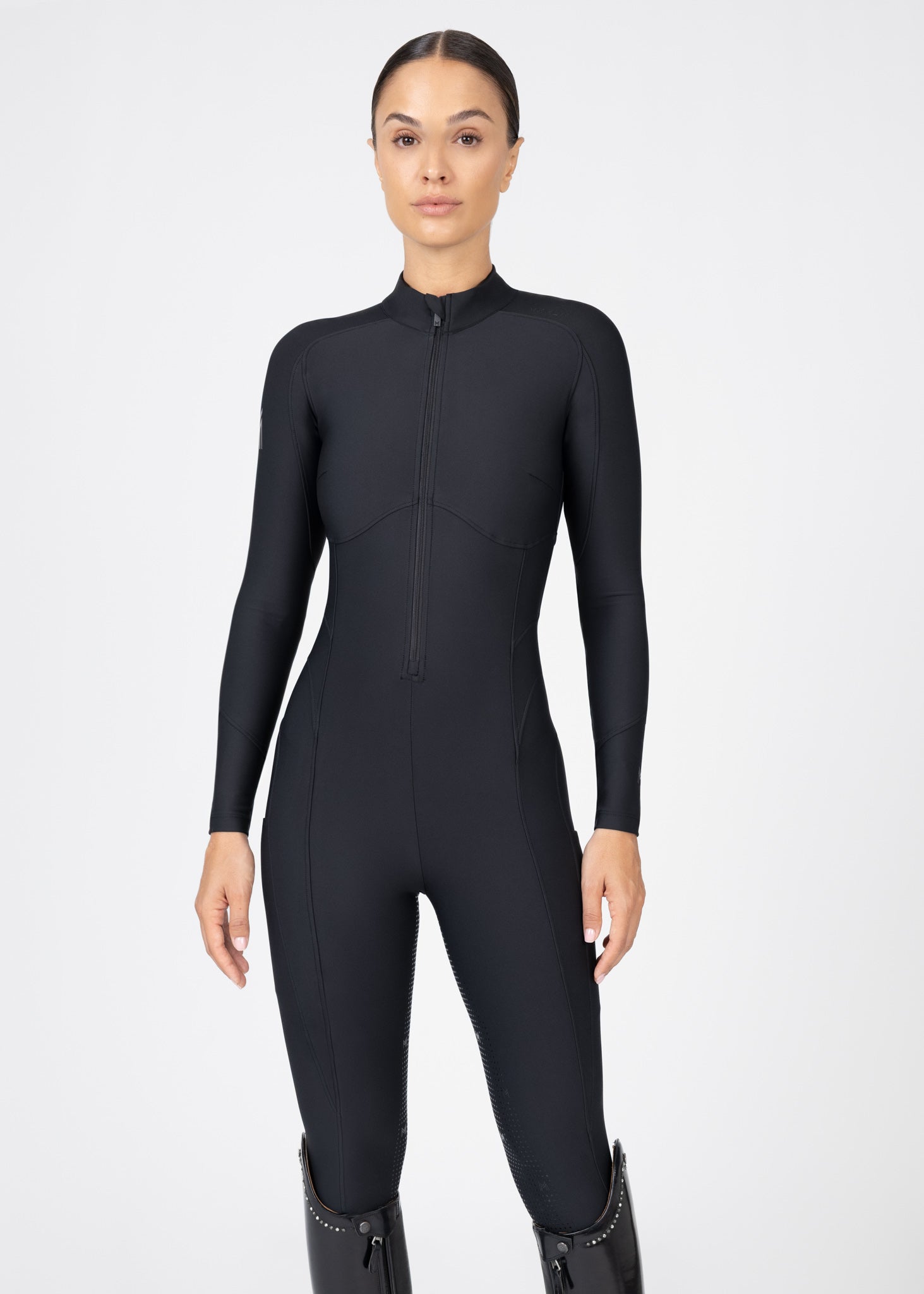 Femme Riding Jumpsuit (Black)