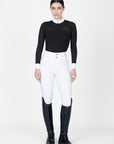 Grace Long Sleeve Show Shirt (Black)