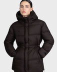 Aspen Puffer Jacket - Espresso