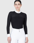 Grace Long Sleeve Show Shirt (Black)