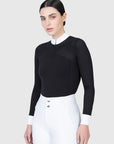 Grace Long Sleeve Show Shirt (Black)