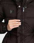 Aspen Puffer Jacket - Espresso