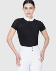 Grace Short Sleeve Show Shirt (Black)