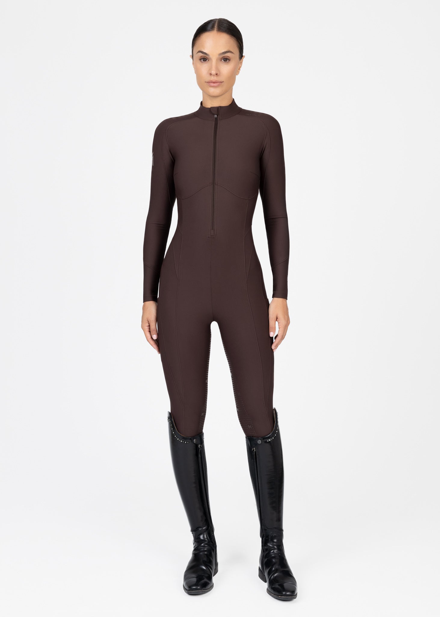 Femme Riding Jumpsuit (Chocolate)