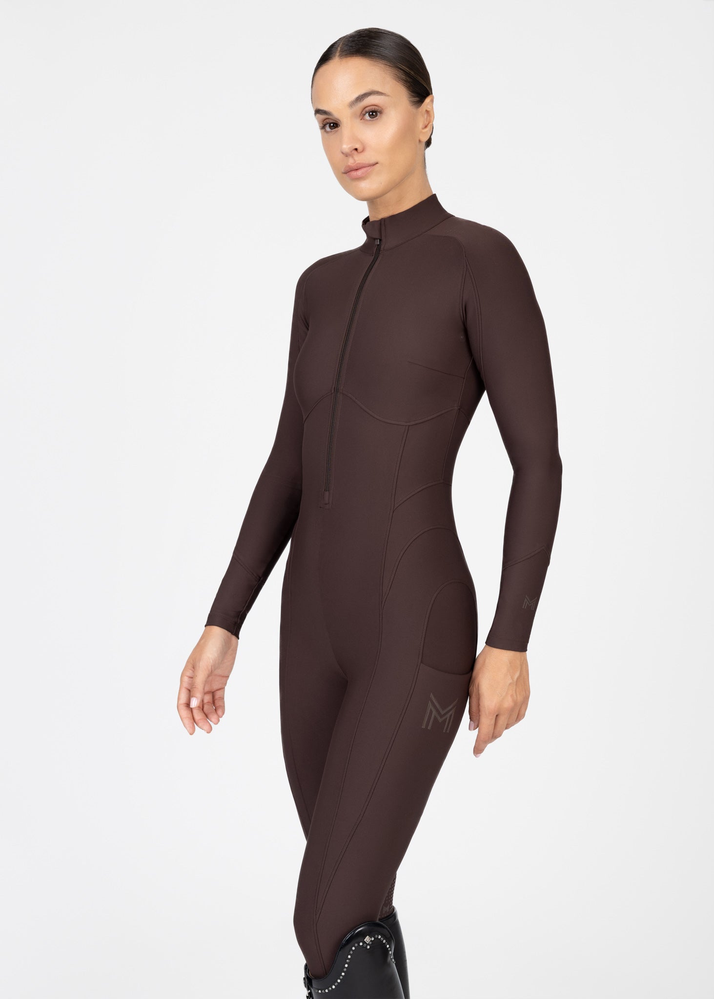Femme Riding Jumpsuit (Chocolate)