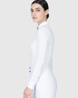 Grace Long Sleeve Show Shirt (White)