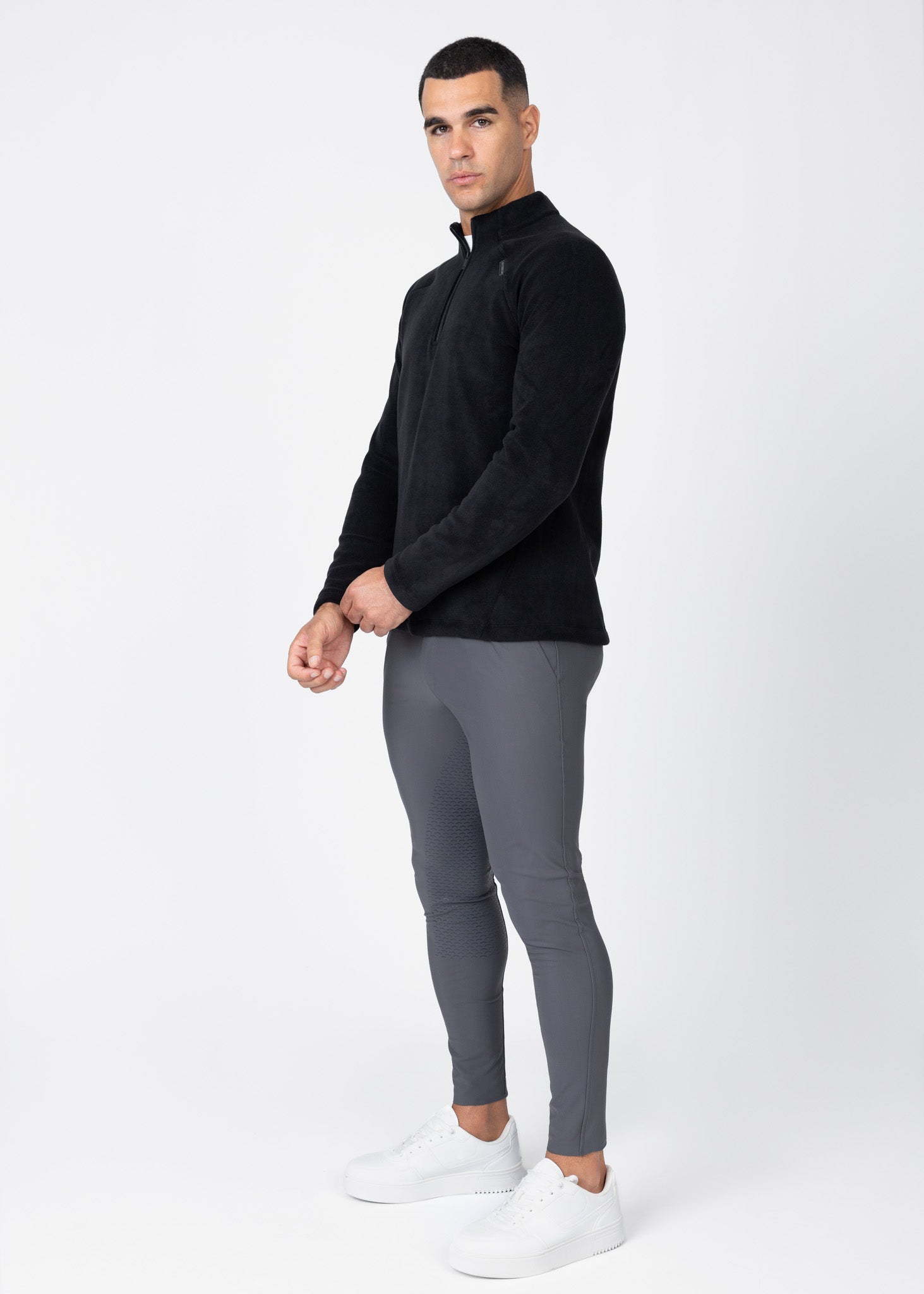 Men's Versa Fleece Halfzip (Black)