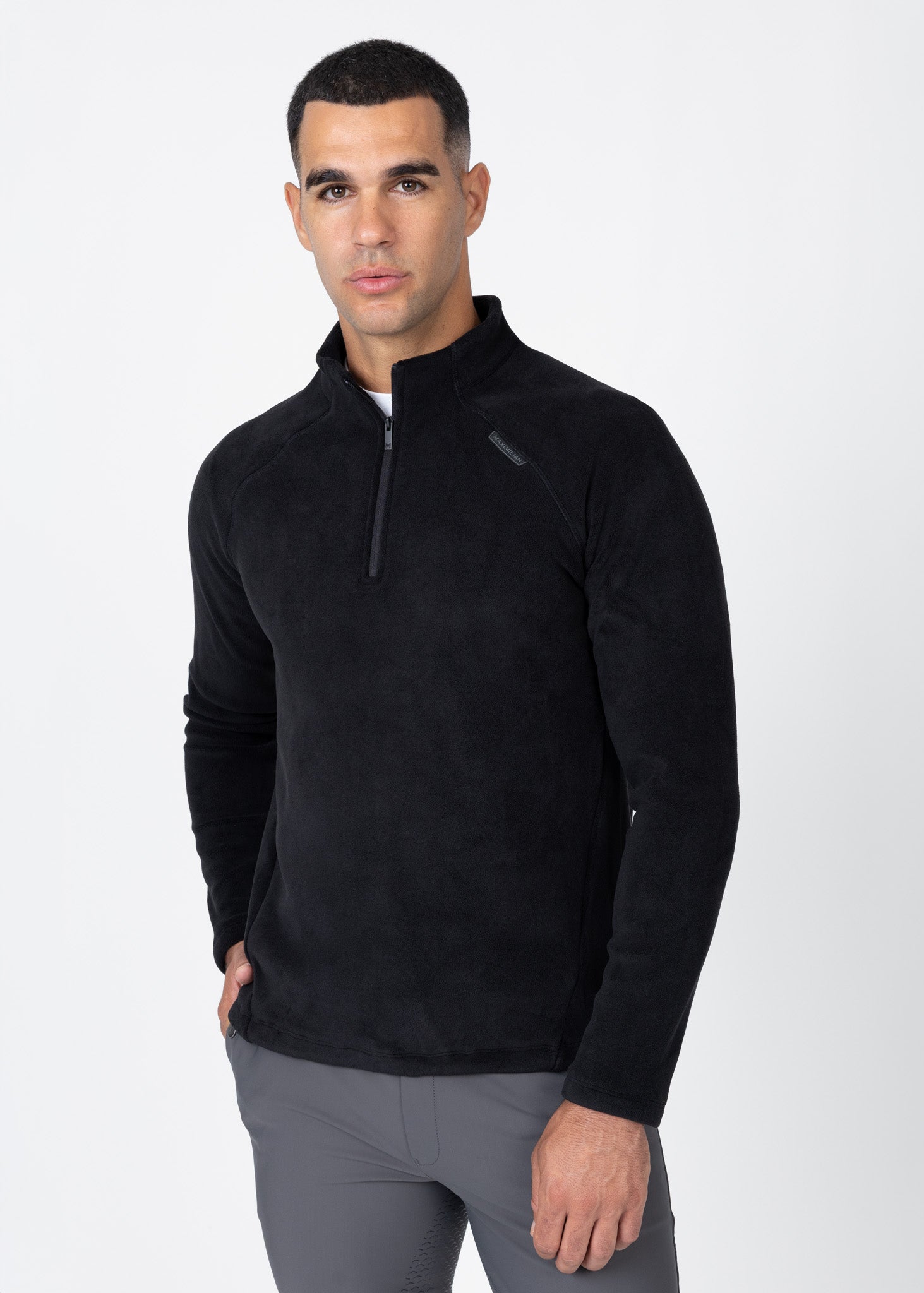Men's Versa Fleece Halfzip (Black)