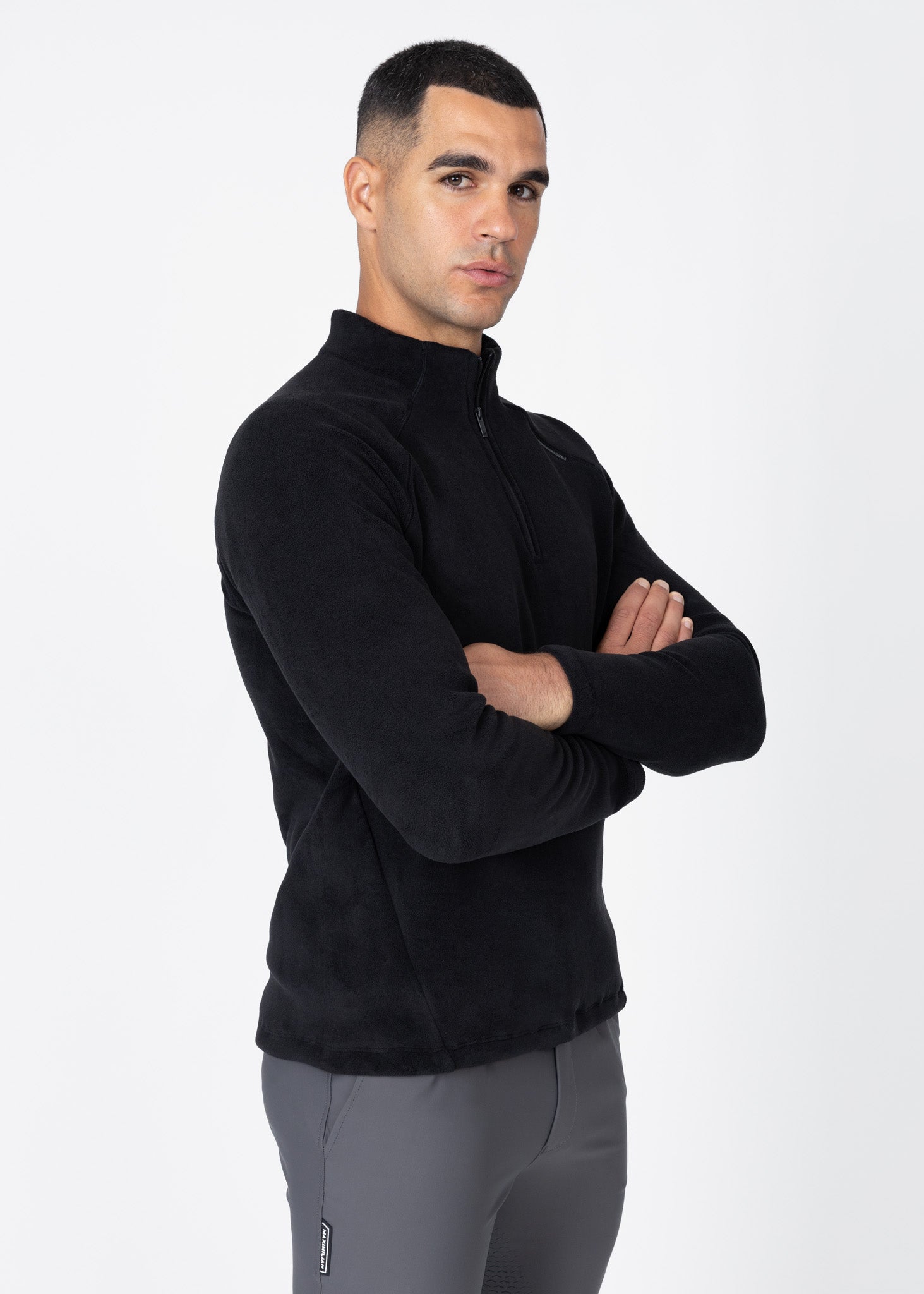 Men's Versa Fleece Halfzip (Black)