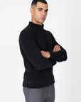 Men's Versa Fleece Halfzip (Black)