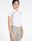 Young Riders Aveen Polo Shirt - White/Laurel