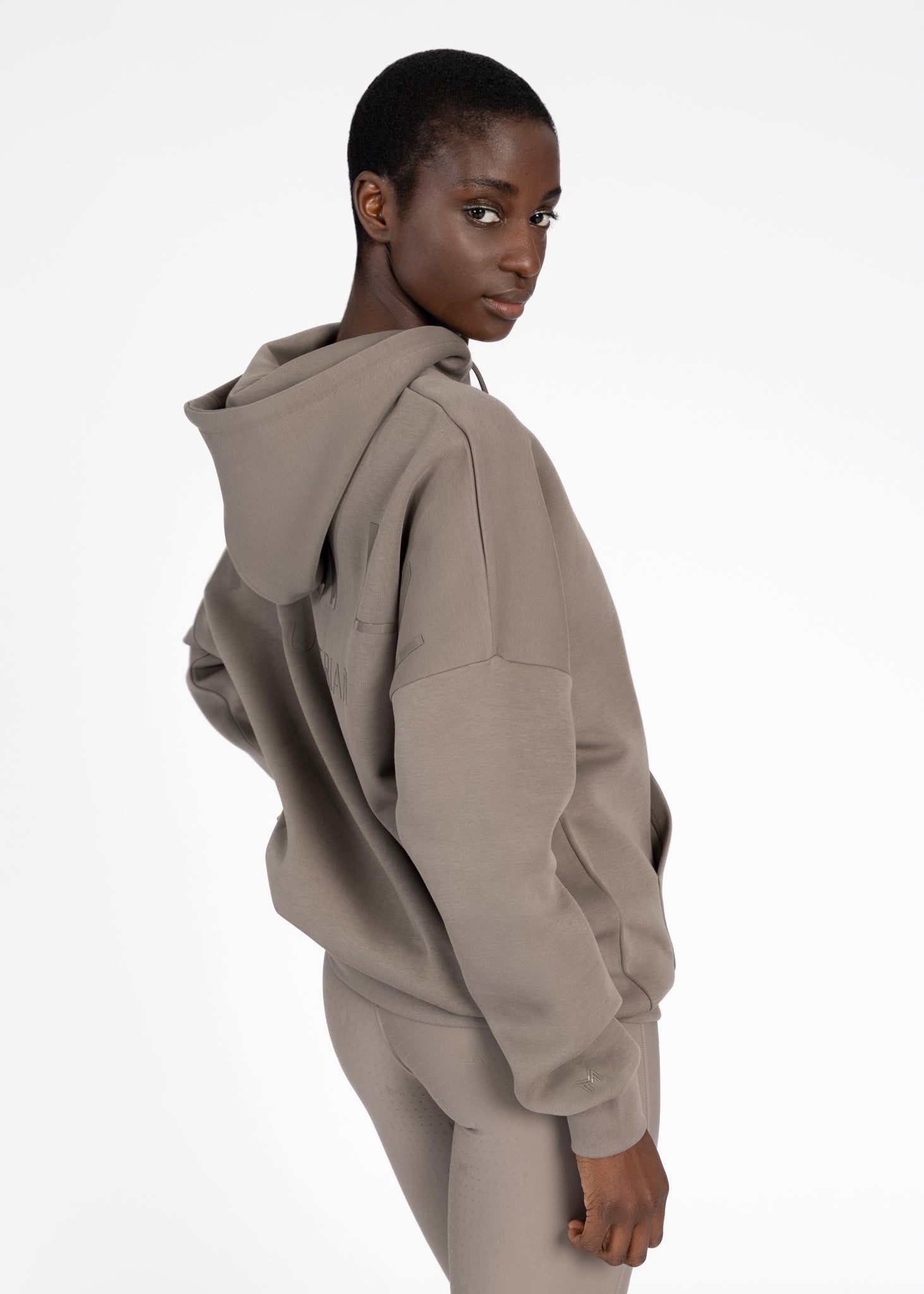 Icon Oversized Hoodie - Taupe