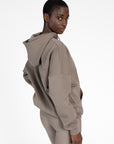 Icon Oversized Hoodie - Taupe