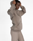 Icon Oversized Hoodie - Taupe