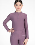 Young Riders - Long Sleeve Base Layer - Plum