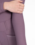 Young Riders - Long Sleeve Base Layer - Plum