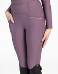 Young Riders - Pro Riding Leggings - Plum