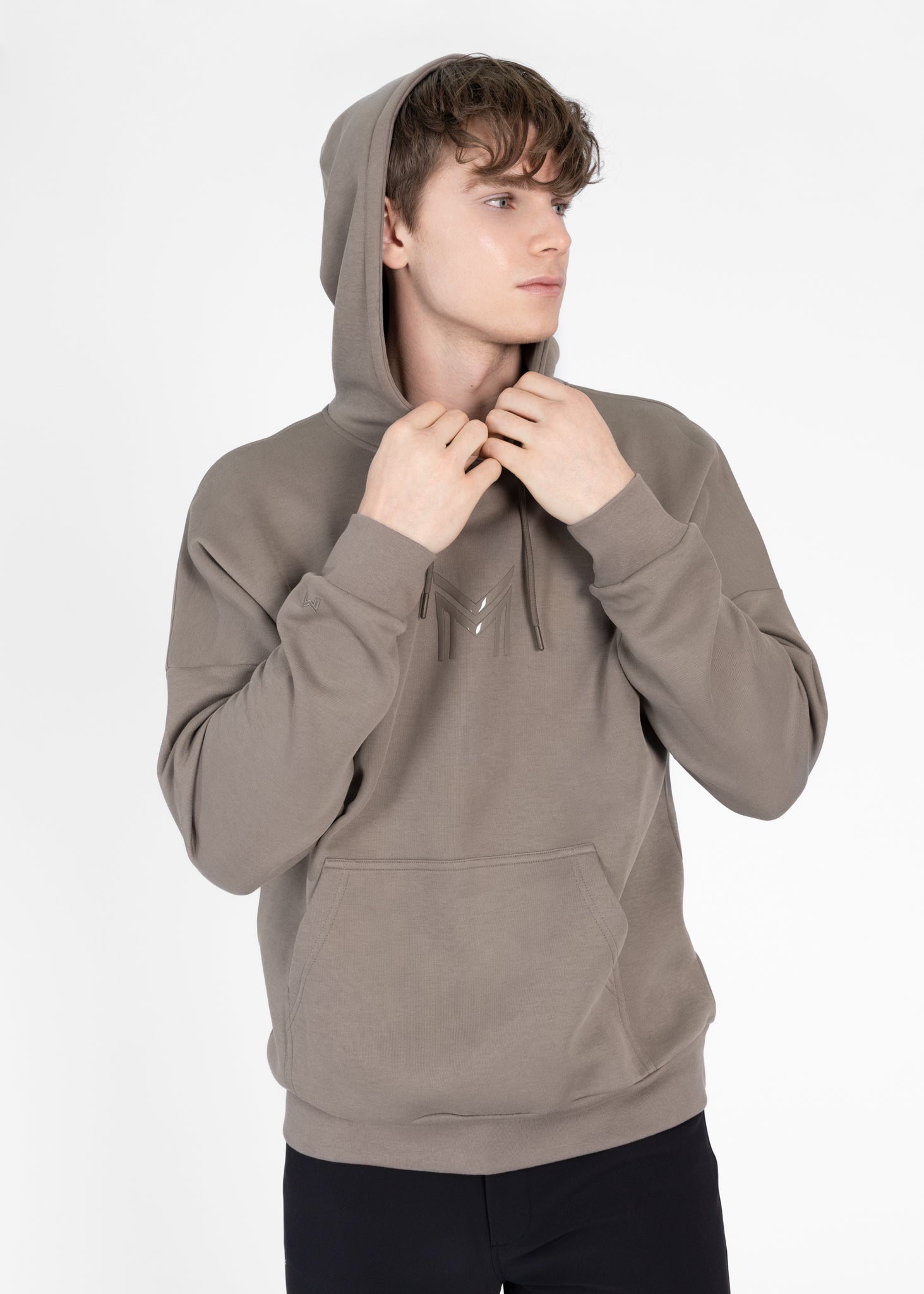 Icon Oversized Hoodie - Taupe