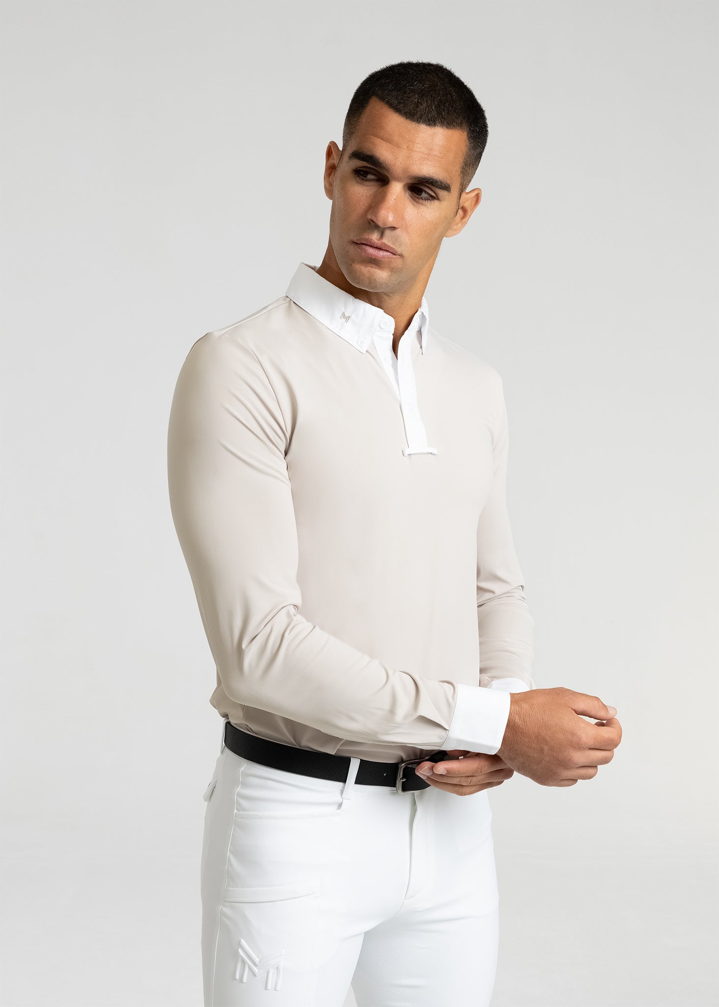 Active Competition Shirt - Long Sleeve (Beige)