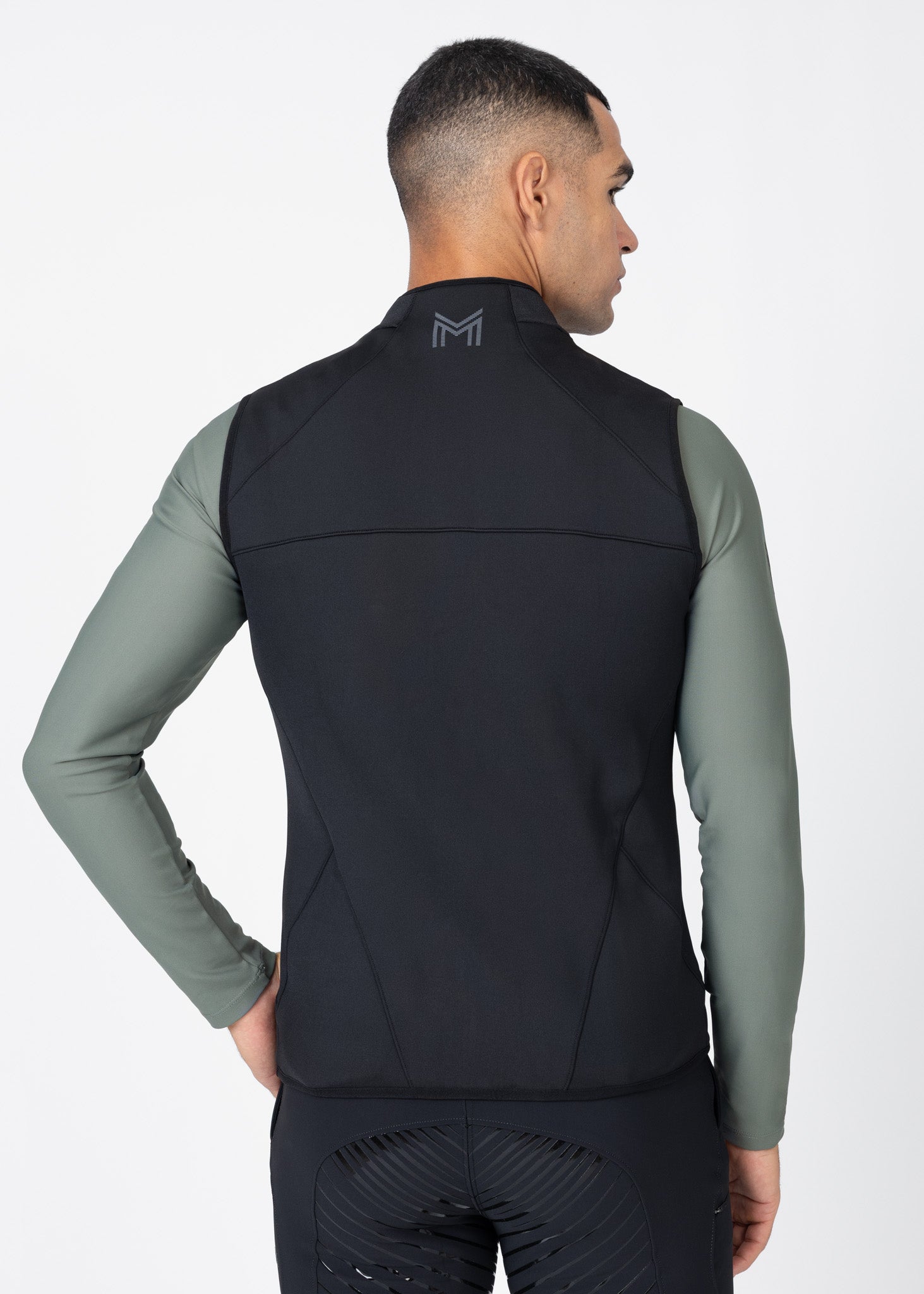 Grid Technical Vest - Black