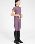 Young Riders - Short Sleeve Base Layer - Plum