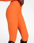 Outline Leggings - Tangerine