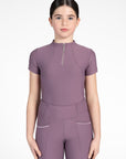 Young Riders - Short Sleeve Base Layer - Plum