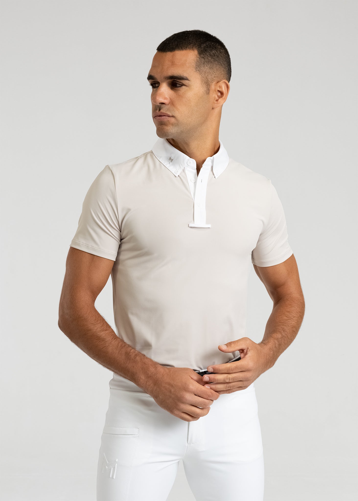 Active Competition Shirt - Short Sleeve (Beige)