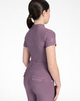 Young Riders - Short Sleeve Base Layer - Plum