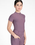 Young Riders - Short Sleeve Base Layer - Plum